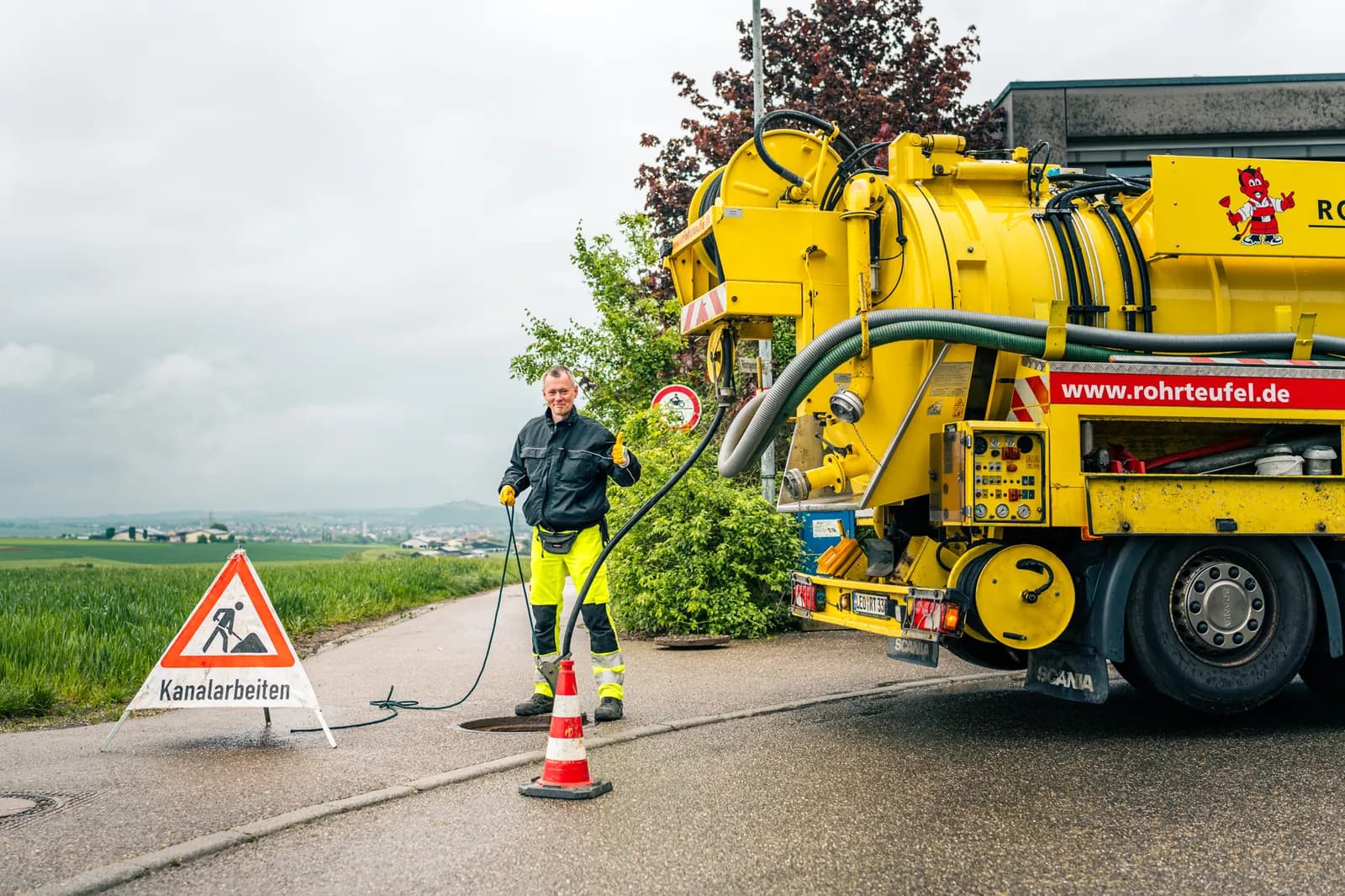 Detailaufnahme von der Rohrteufel GmbH