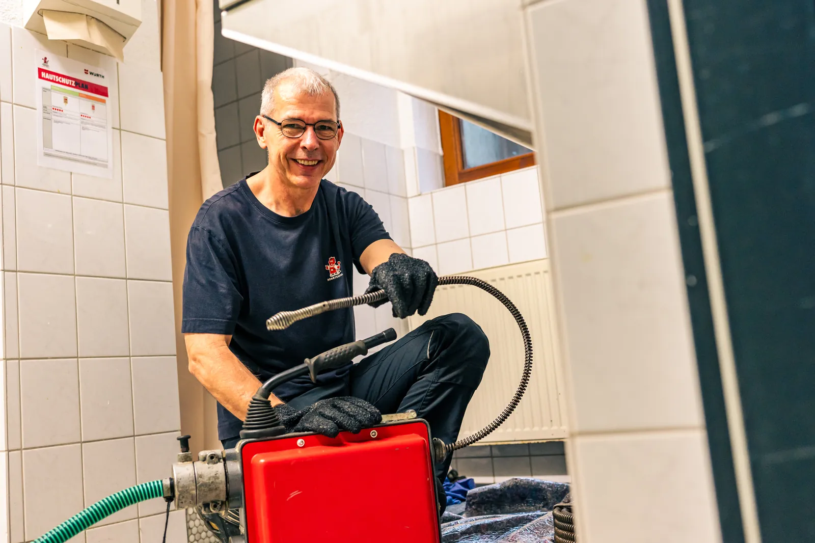 Einsatz der Rohrteufel GmbH vor Ort